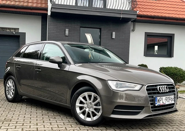 Audi A3 cena 43900 przebieg: 214000, rok produkcji 2013 z Świątniki Górne małe 704